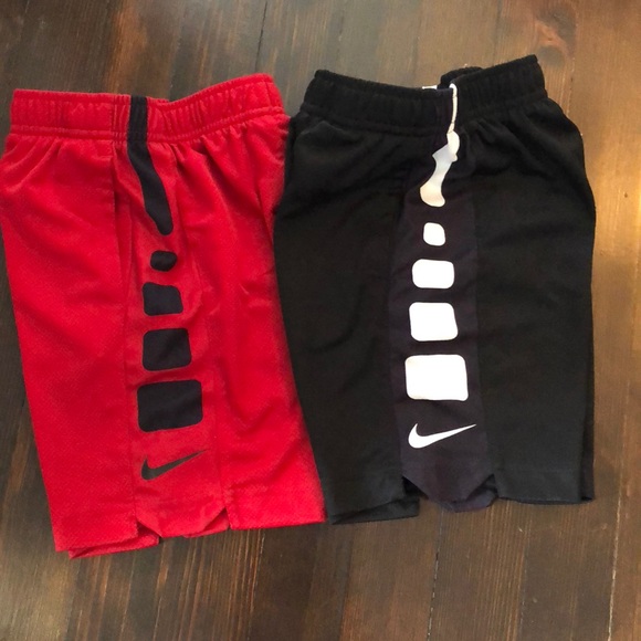 nike elite red shorts